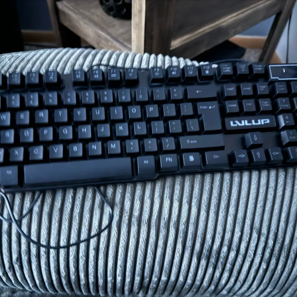 Gaming keyboard , it also lights up.